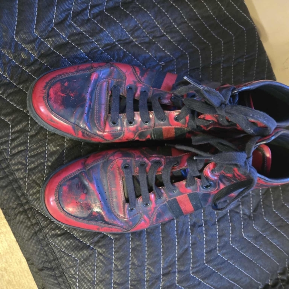 Gucci Red and Black Athletic Shoes main image 6